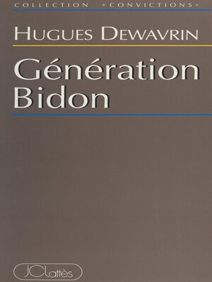 cover image of Génération bidon